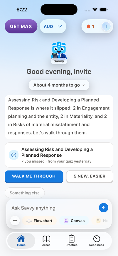 CPA, Home, on iPhone